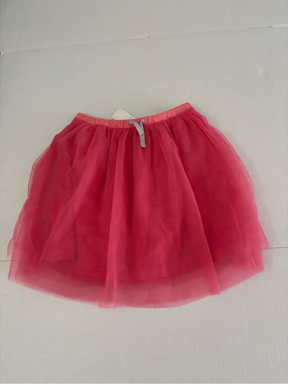 Crewcuts Coral Pink Tulle Pull On Skirt Girls Size L